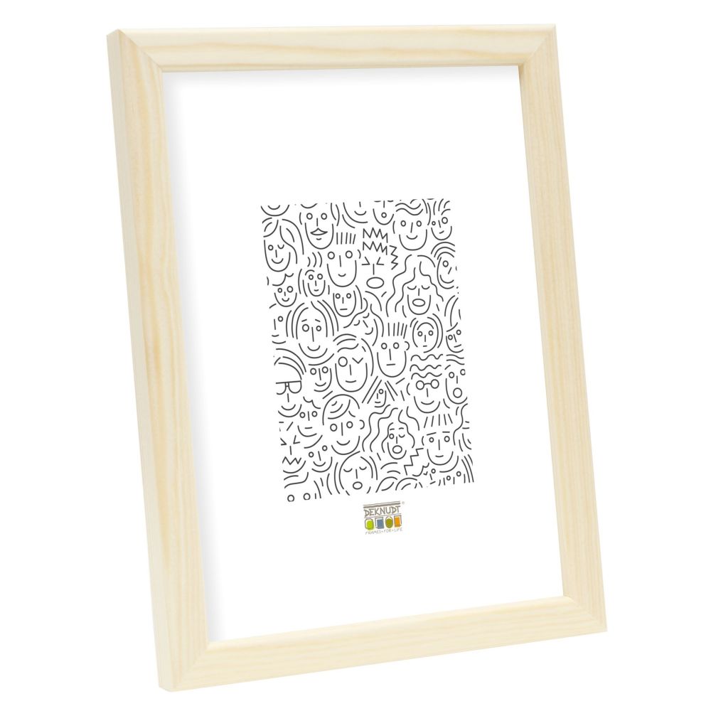 Deknudt Cadre photo couleur naturel en bois 20x30